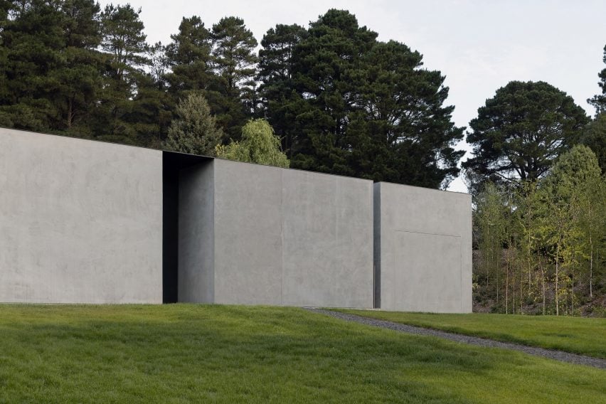 Exterior view of Grey House in Australia