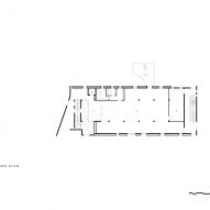 Plan of Adisaptagram Society Hall by Abin Design Studio