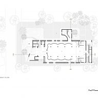 Plan of Adisaptagram Society Hall by Abin Design Studio