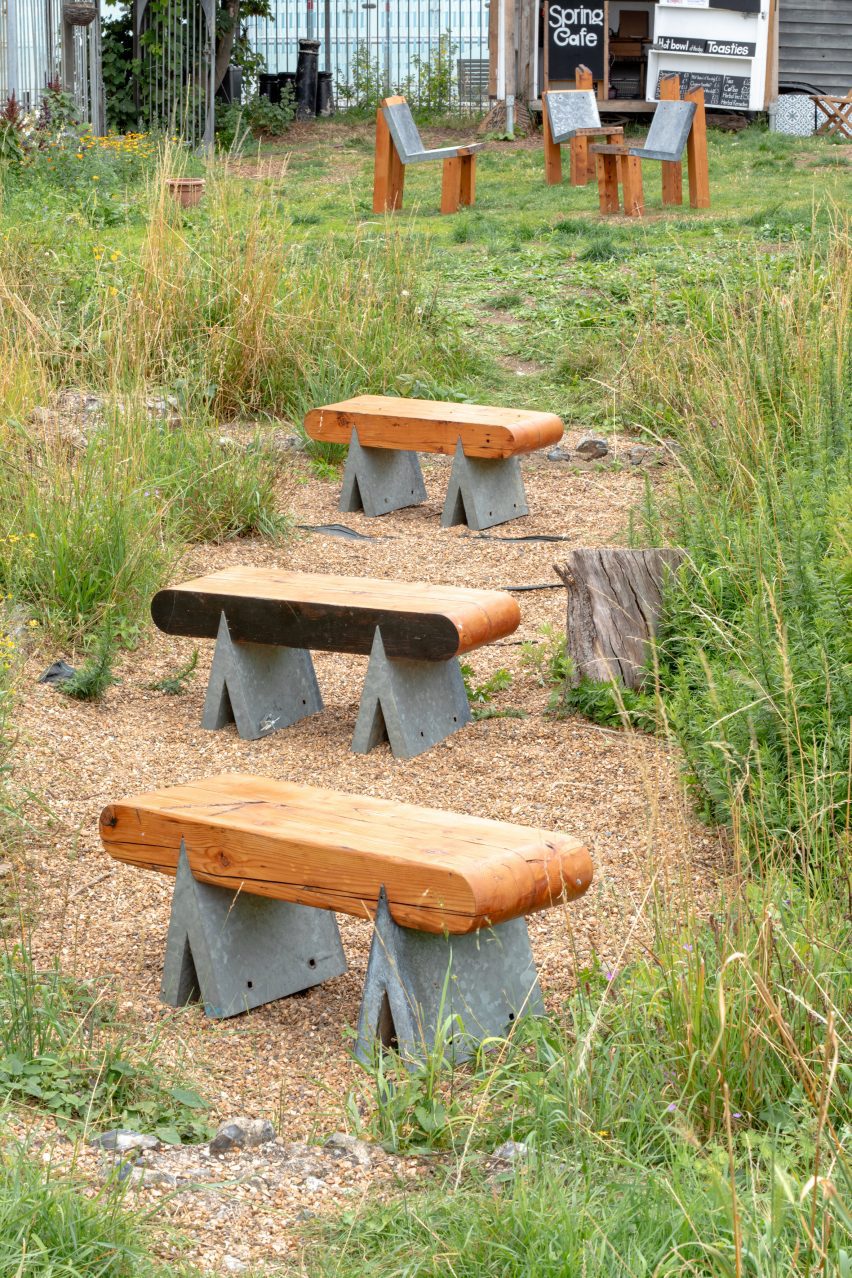 Bench of Acute and Obtuse by Adrienne Lau