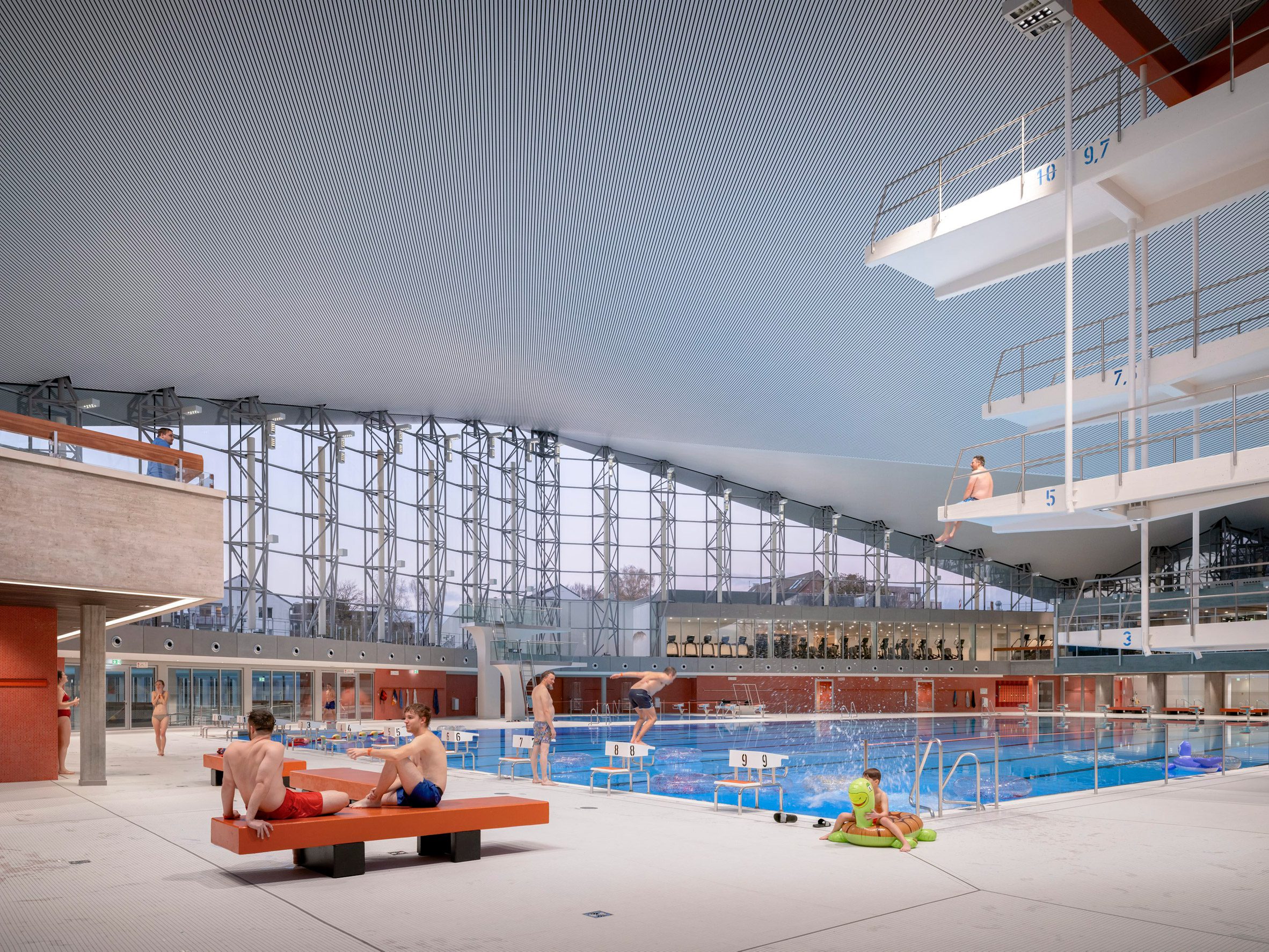 Swimming pool interior