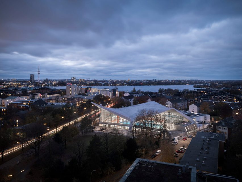 Aerial view of Hamburg