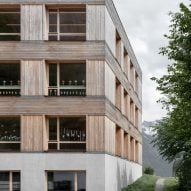 School in Au by Bernardo Bader Architekten