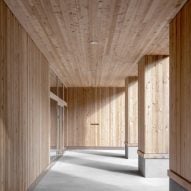 School in Au by Bernardo Bader Architekten