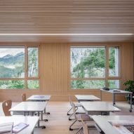 School in Au by Bernardo Bader Architekten