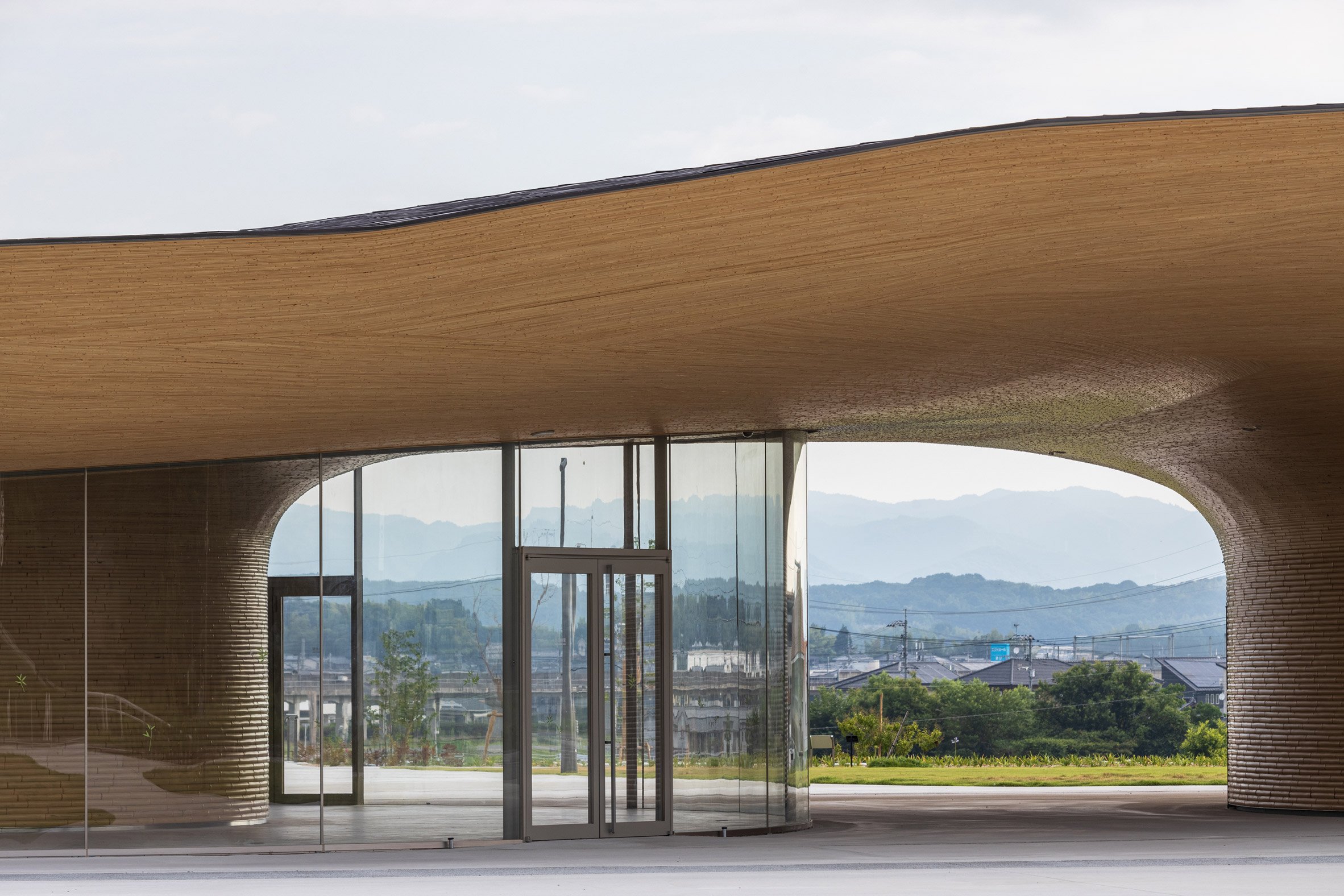 Bamboo Gate community facility by Kengo Kuma