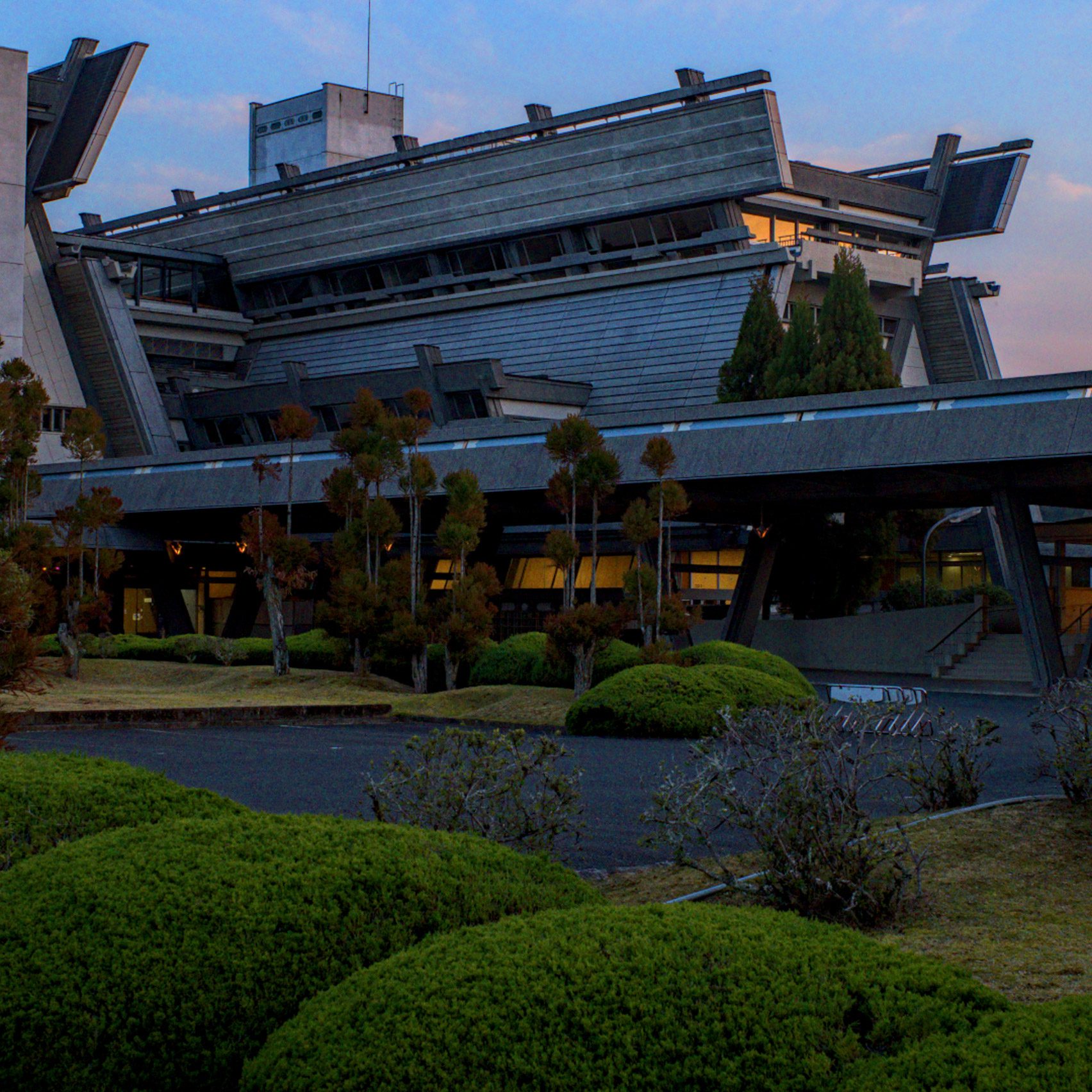 Kyoto International Conference Center by Otani Sachio from Brutalist Japan