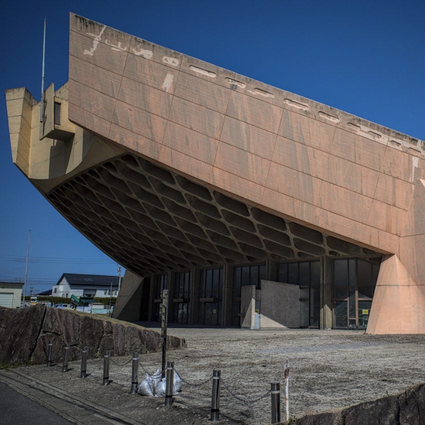 Kagawa Prefectural Gymnasium by Kenzo Tange