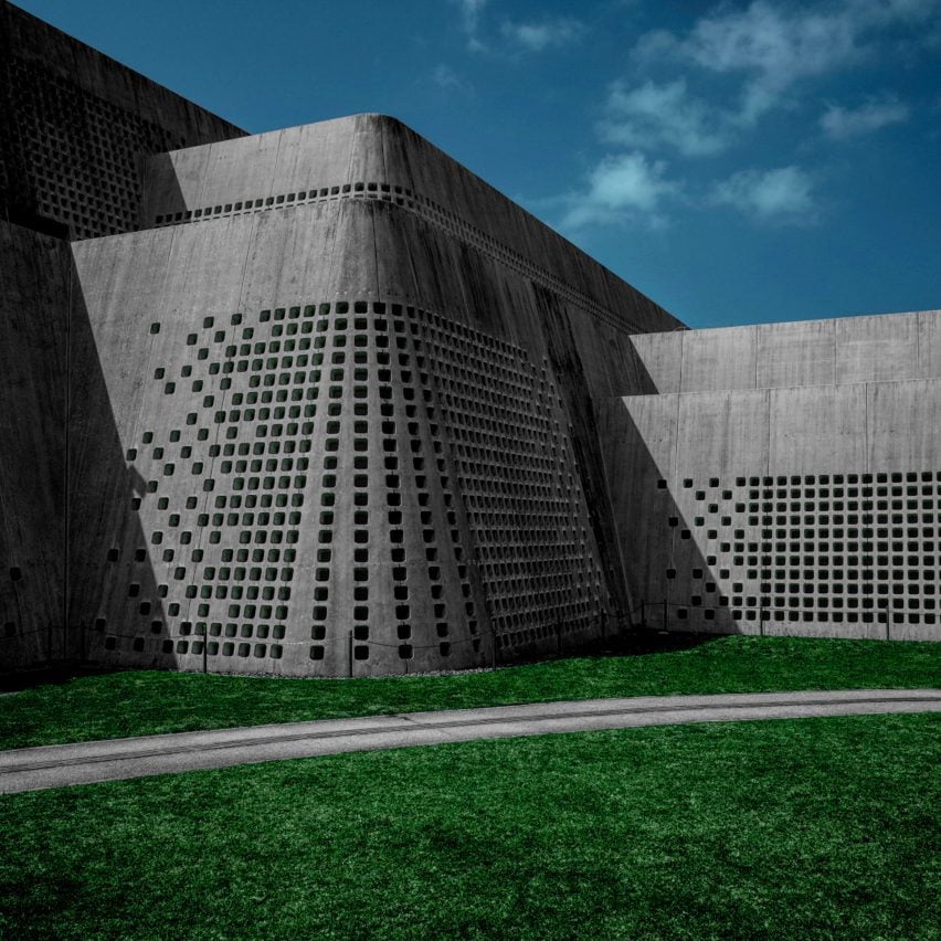 Okinawa Prefectural And Art Museum by Ishimoto and Niki Associates from Brutalist Japan