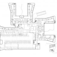 Plan of Tampere Psychiatric Clinic by CF Møller Architects