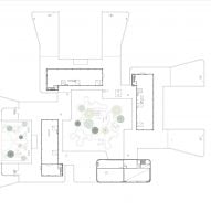 Plan of Tampere Psychiatric Clinic by CF Møller Architects