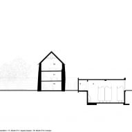 Section of Wine Storehouse by Carmen Maurice Architecture