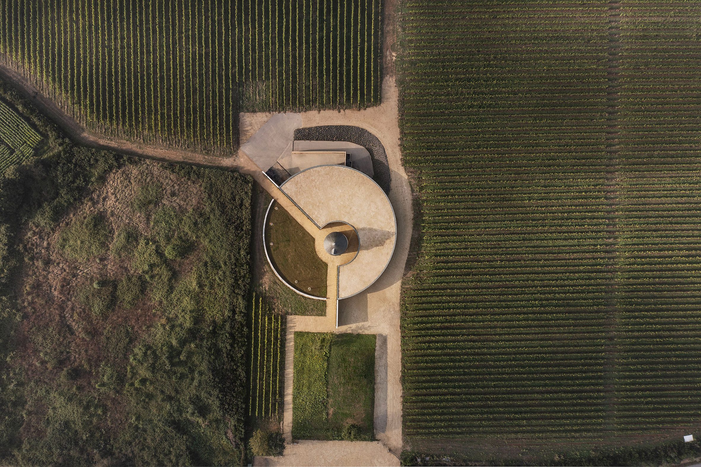 Plan view of Wine Storehouse in France