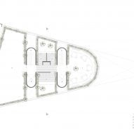 Roof garden plan Tonalá 15 by CRB Arquitectos