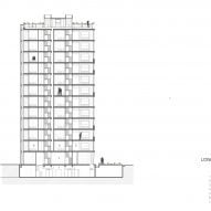 Section Tonalá 15 by CRB Arquitectos