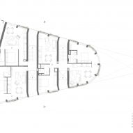 Typical floor plan Tonalá 15 by CRB Arquitectos