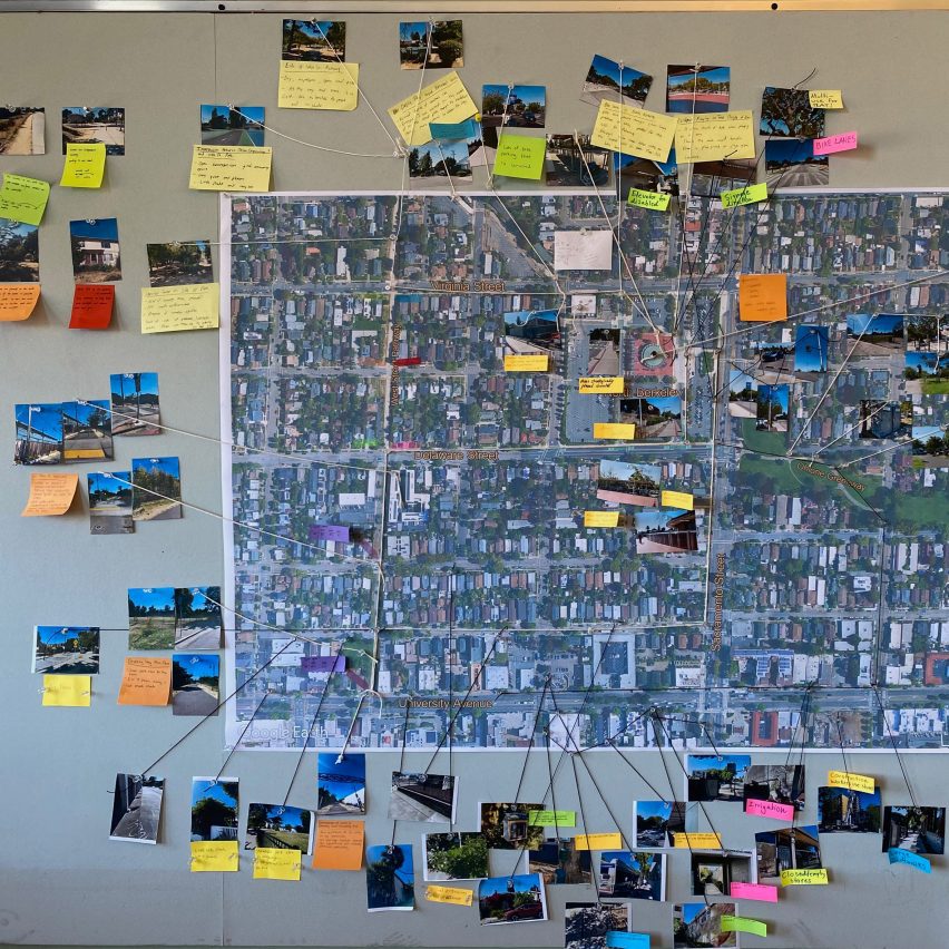 a photograph of a noticeboard