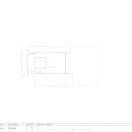 Roof plan of Reciprocal House by Gianni Botsford Architects