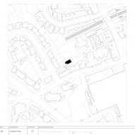 Site plan of Reciprocal House by Gianni Botsford Architects