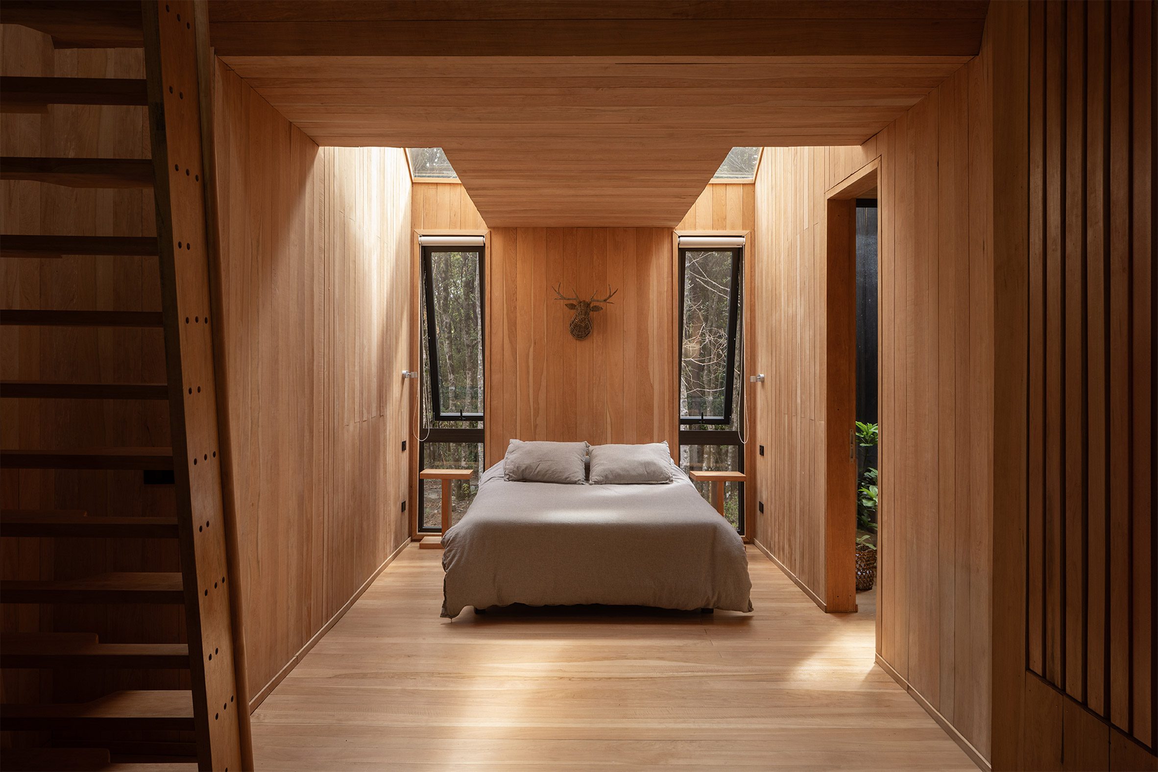 Bedroom interior within Chilean home