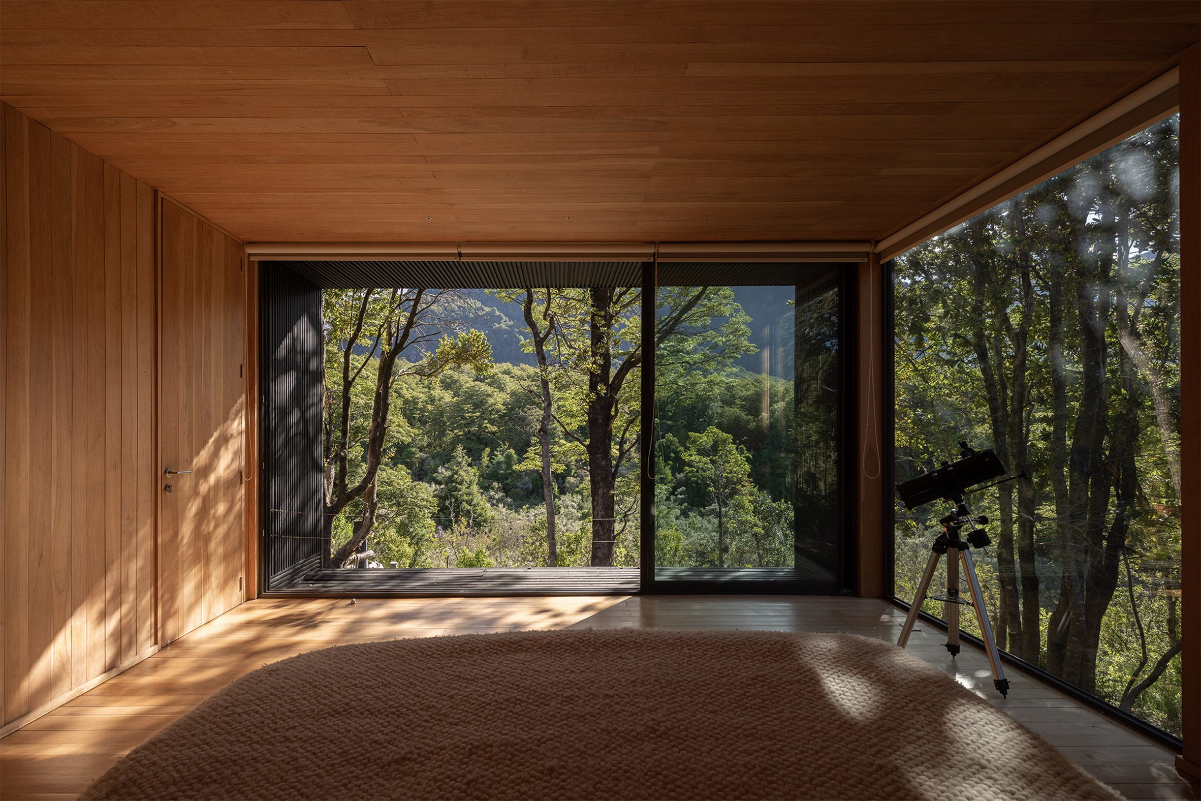 Bedroom space within KW House in Chile