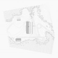 Site plan Catskills house by Group Projects