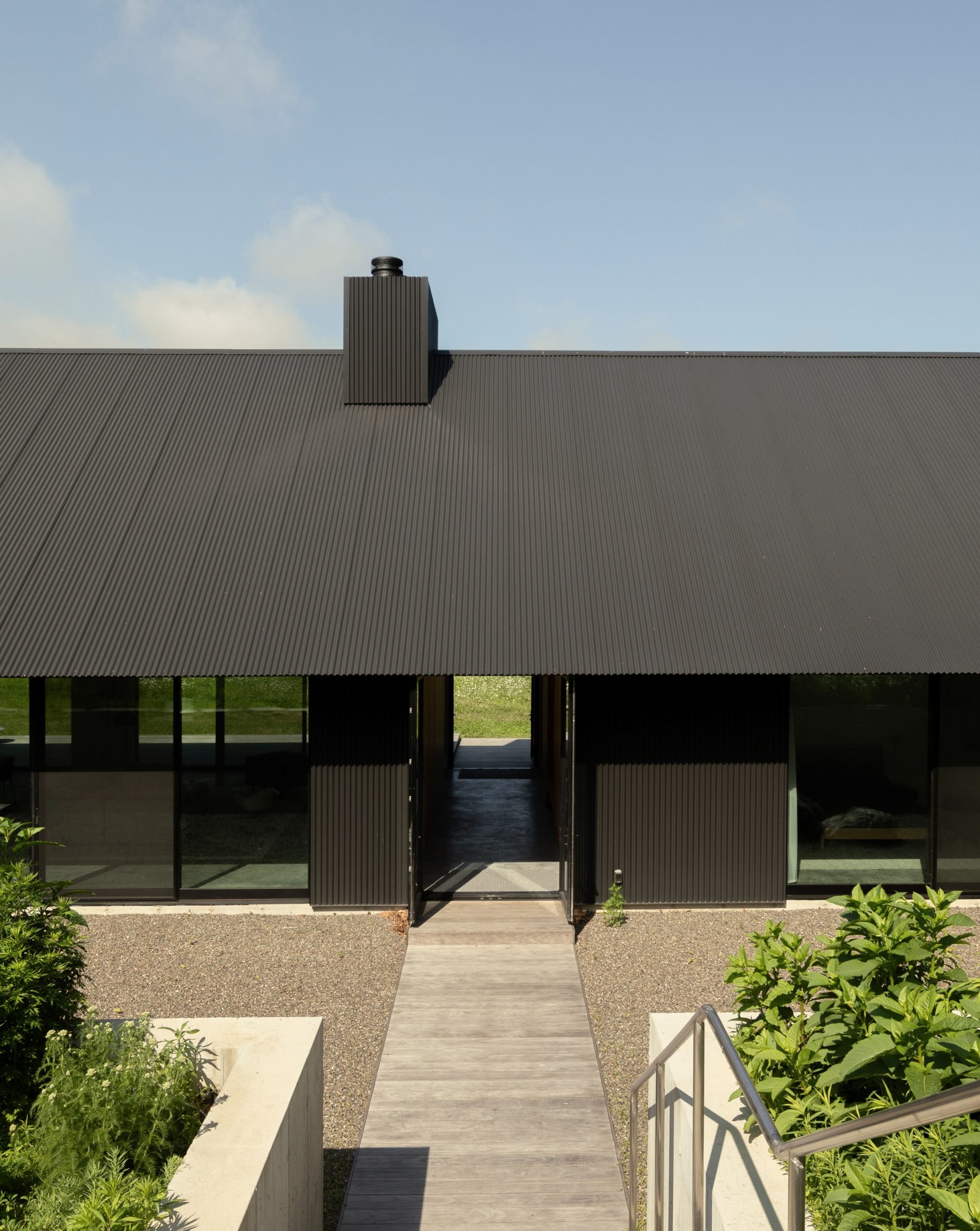 Exterior of Catskills house by Group Projects