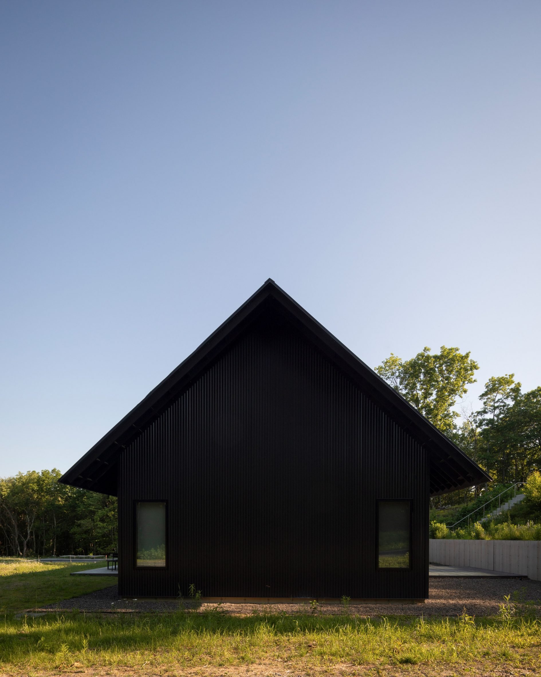 Short side of Catskills house by Group Projects