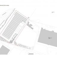 Site plan of GrowLab Organics cannabis facility by Mailen Design