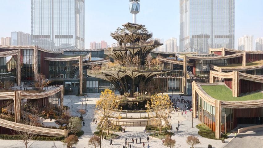 Xi'an Centre Culture Business District by Heatherwick Studio