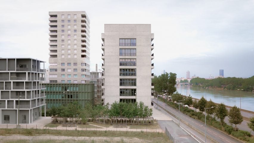 Riverside development in Lyon by David Chipperfield Architects