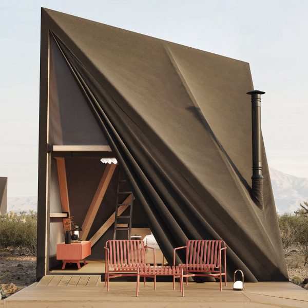 BIG and Nokken marry "functionality and elegance" for mobile glulam tent