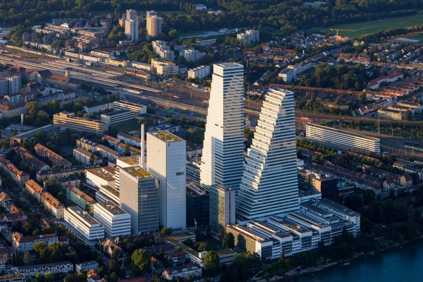 Top view of Pharma Research and Early Development Centre by Herzog & de Meuron