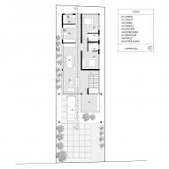 Ground floor plan of House XO in Kerala by 3dor Concepts