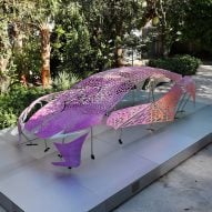 Crafting Plastics creates kinetic 3D-printed car from bioplastic for Miami art week