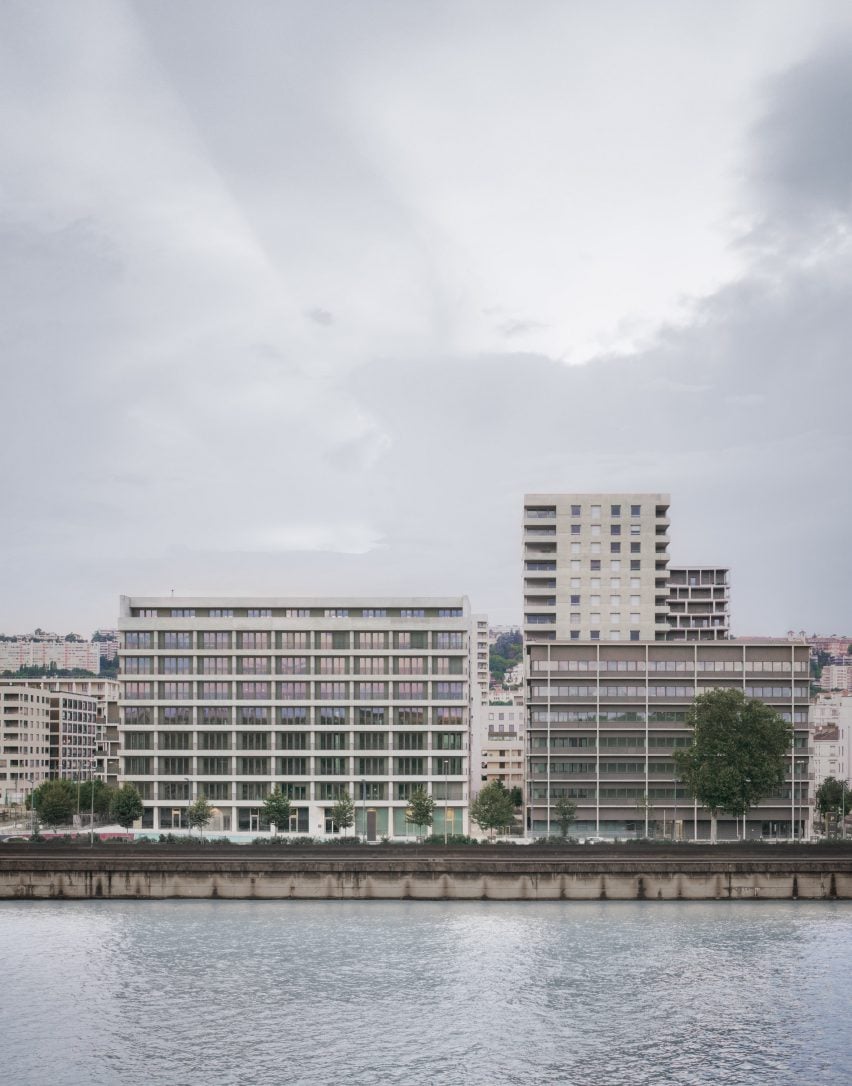 Riverside development in Lyon by David Chipperfield Architects