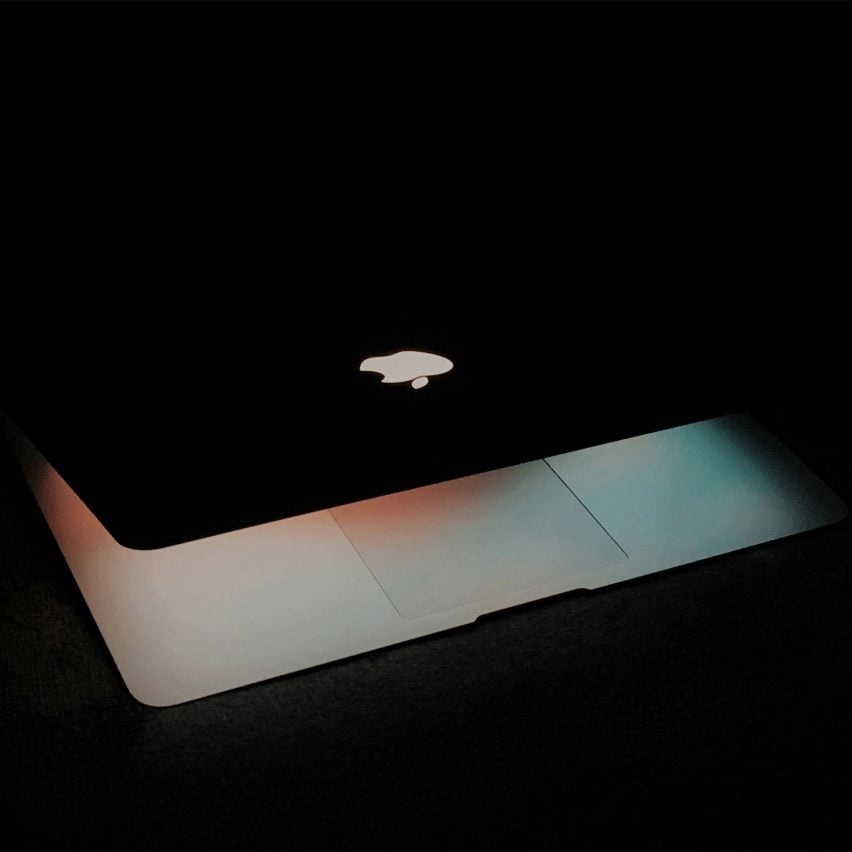 Macbook in the dark