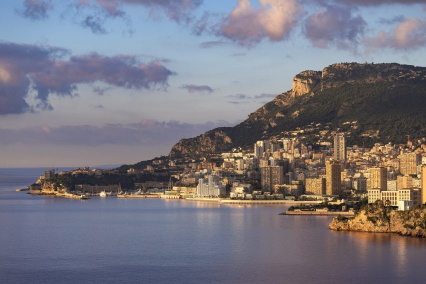 distant view of Mareterra land extension in Monaco