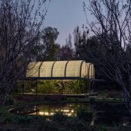 Max Núñez Arquitectos tops greenhouse with vaulted glass block roofs