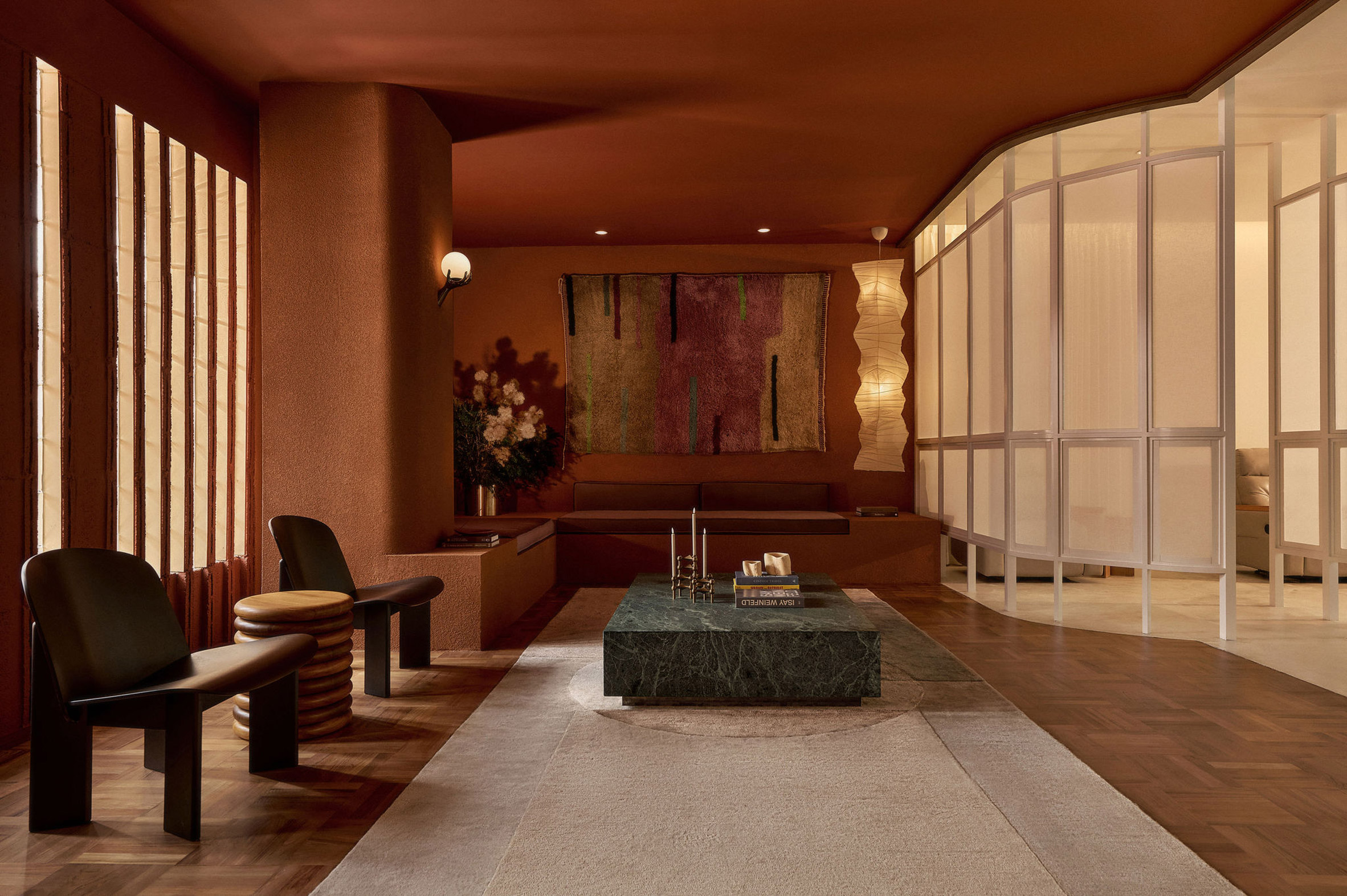 Interior of Hideaway spa in Singapore