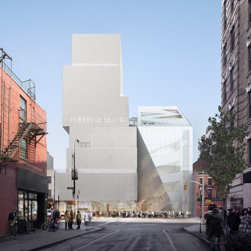 New Museum extension, USA, by OMA