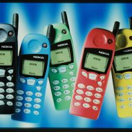 Different colourways of Nokia 5110, 1990s