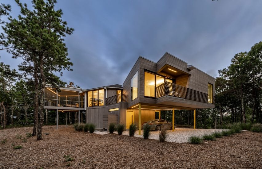 Octagon house in Cape Cod