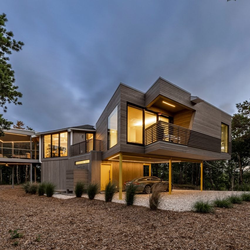 Octagon house in Cape Cod