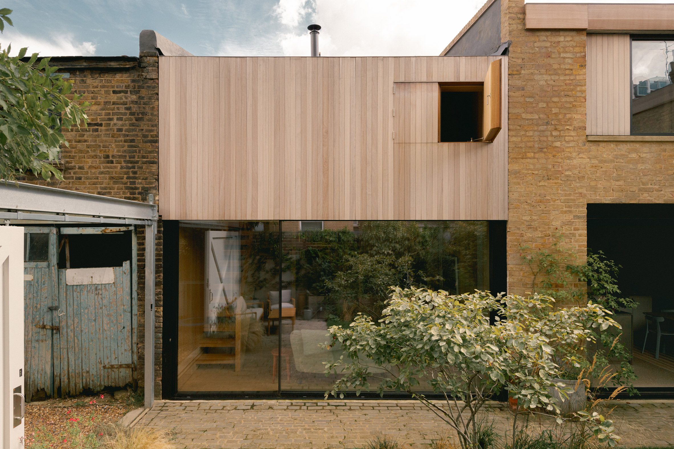 Exterior of East Dulwich Home by Open Practice Architecture and Kinder Design