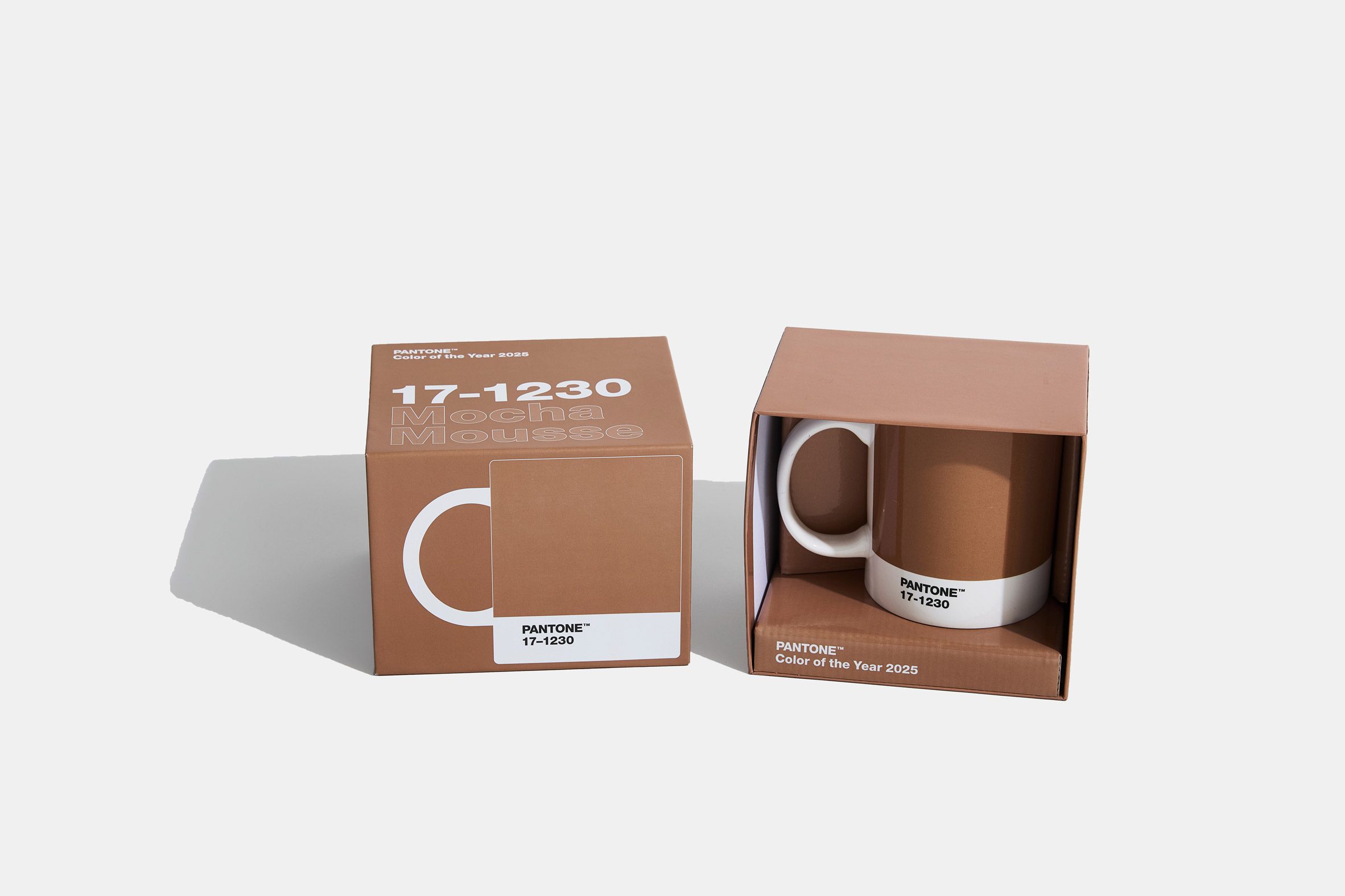 Mocha Mousse mugs by Pantone