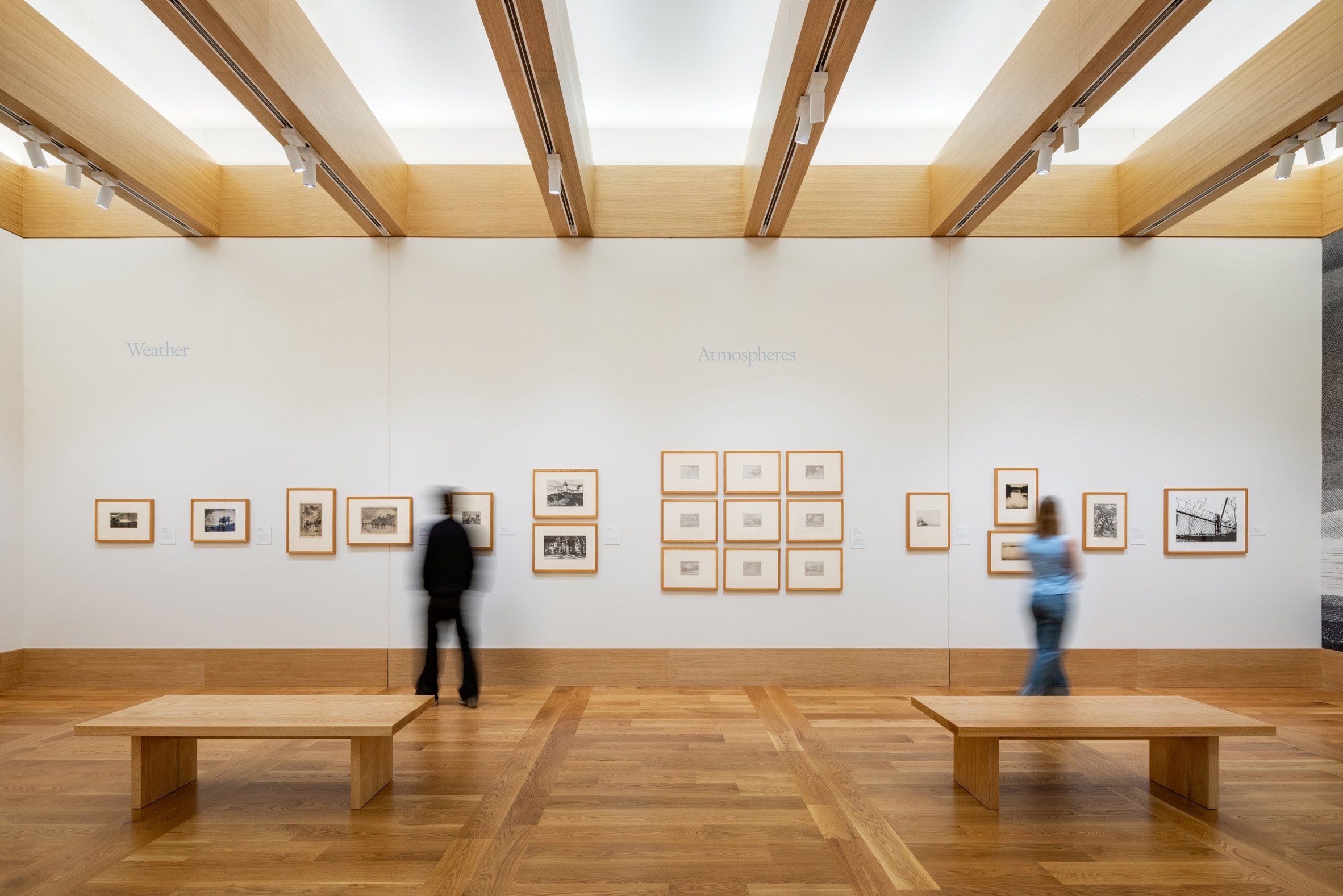 Interior of Wesleyan University Art Gallery by Peterson Rich Office