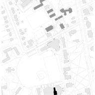 Site plan Wesleyan University Art Gallery by Peterson Rich Office