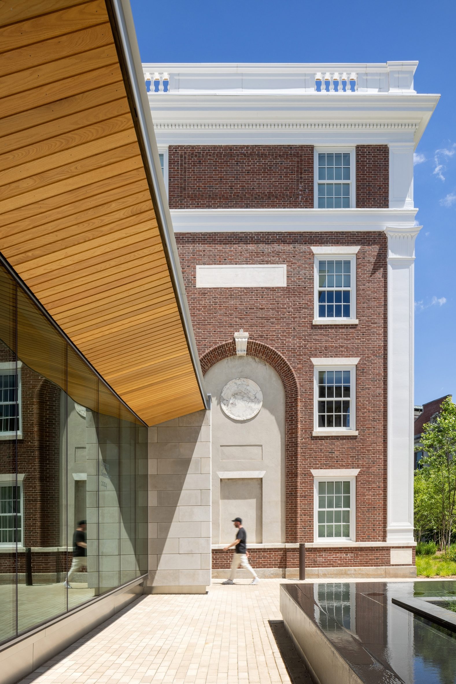 Soffit of Wesleyan University Art Gallery by Peterson Rich Office