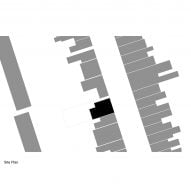 Site plan of Arch House by Polysmiths